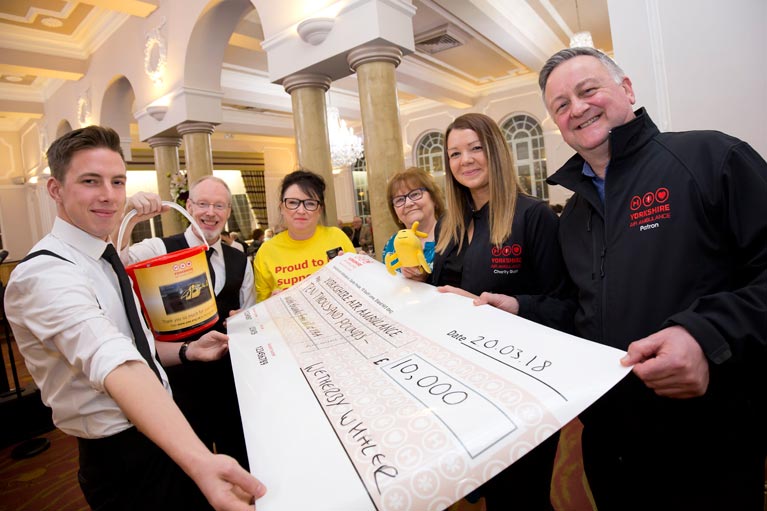 'Whale-sized' donation for Yorkshire Air Ambulance Photo