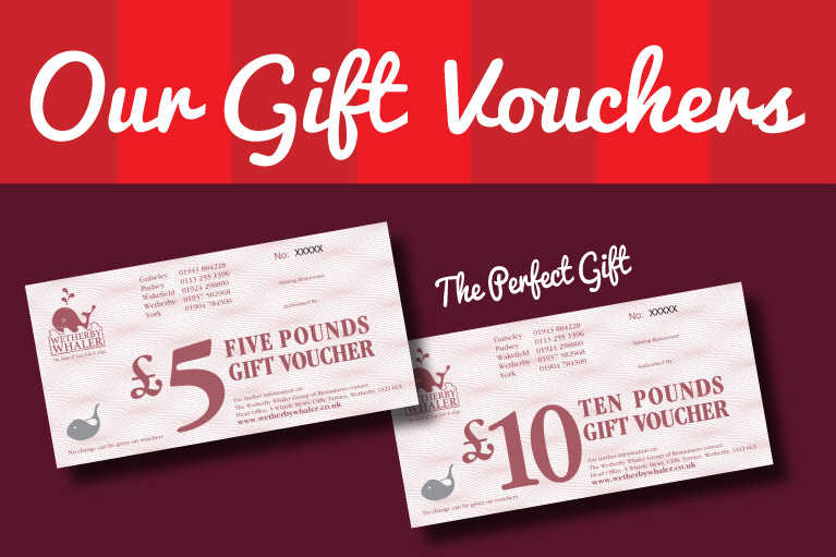 Wetherby Whaler Gift Vouchers