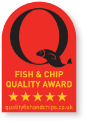 Fish and chips quality award 5 star